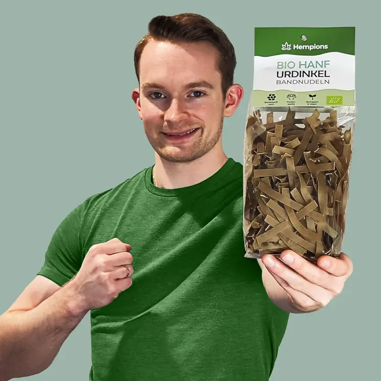 Bio Hanf Urdinkel Bandnudeln