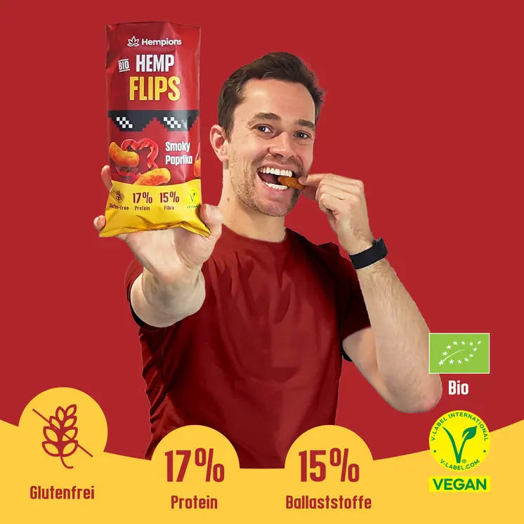Bio Hemp Flips Smoky Paprika