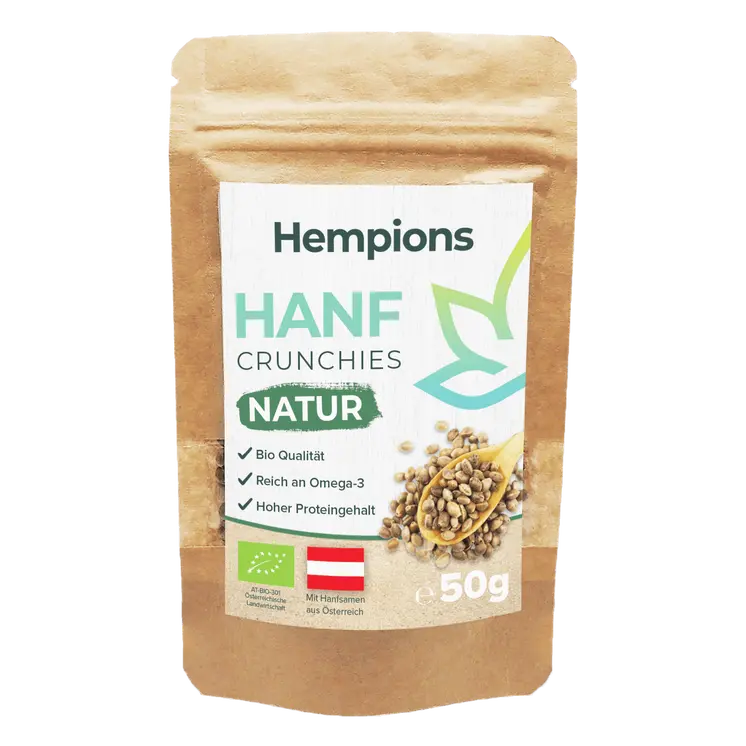 Bio Hanf Crunchies Natur