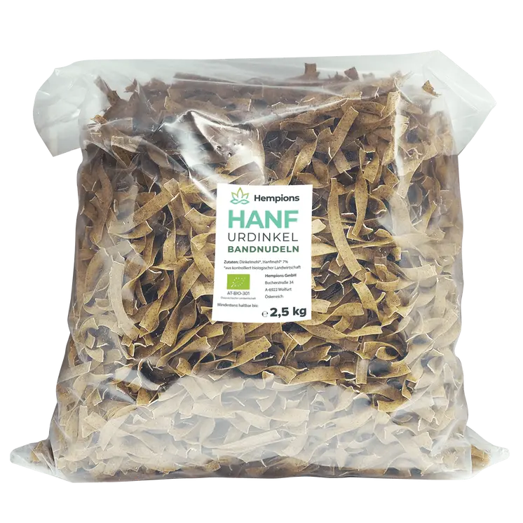 Bio Hanf Urdinkel Bandnudeln