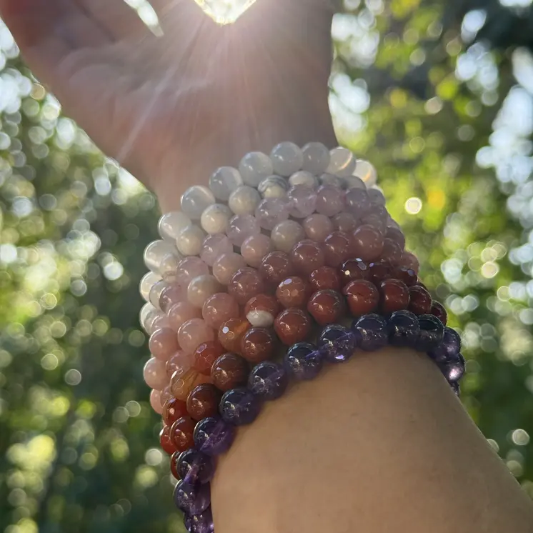 Crystal Healing Beaded Bracelet