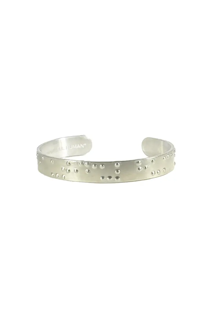 Beautiful Human Braille Cuff Bracelet
