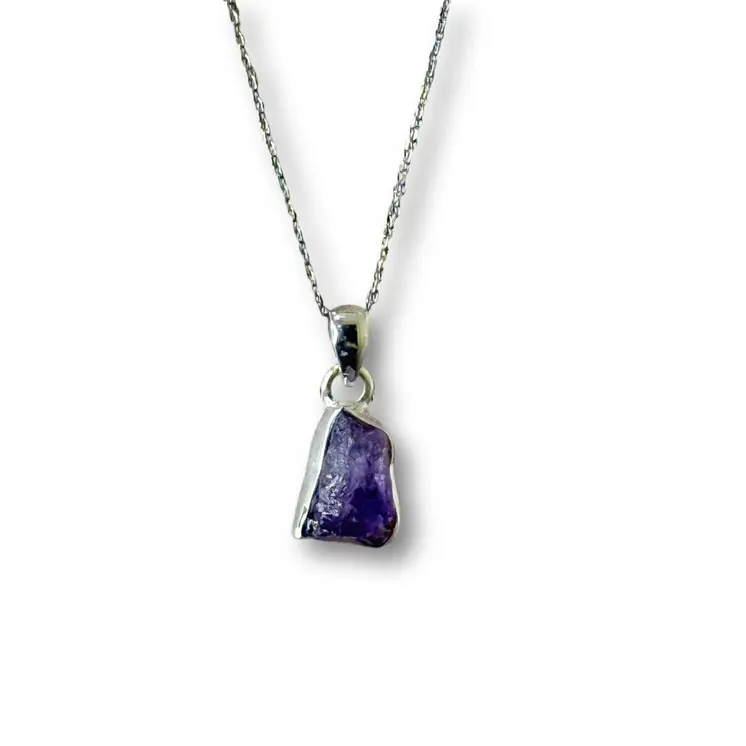 Freeform Gemstone Pendant Necklace