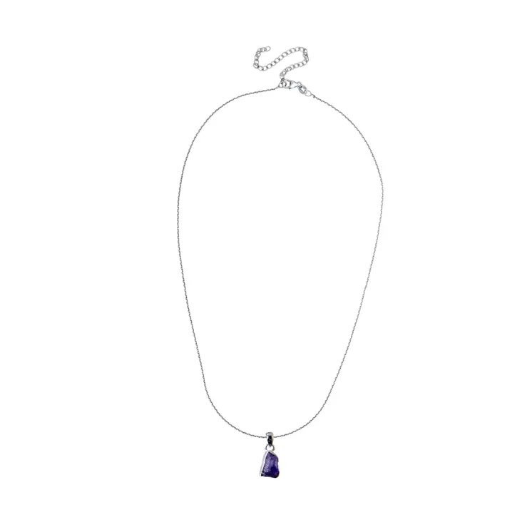 Freeform Gemstone Pendant Necklace