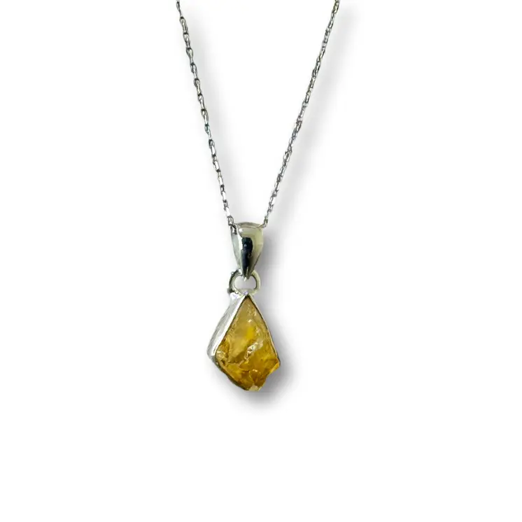 Freeform Gemstone Pendant Necklace
