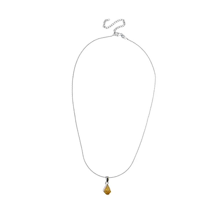 Freeform Gemstone Pendant Necklace