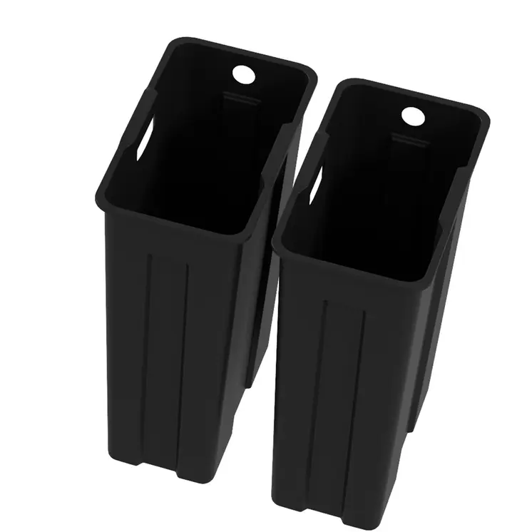 HOMCOM 2 x 20L Pedal Bin, Steel Dual Kitchen Bin with Soft Close Lid, Removable Inner Buckets, Fingerprint-Proof, Silver