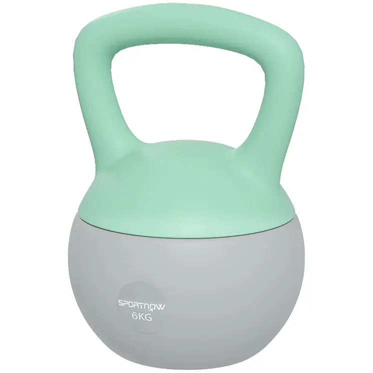 6KG Kettlebell, Soft Kettle Bell with Non-Slip Handle for Home Gym Weight Lifting and Strength Training | SPORTNOW