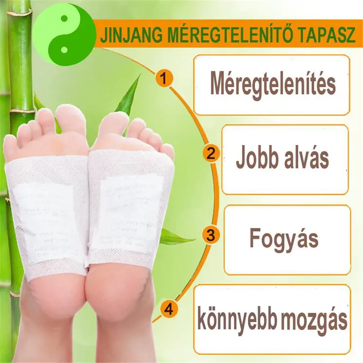 Méregtelenítő talptapasz