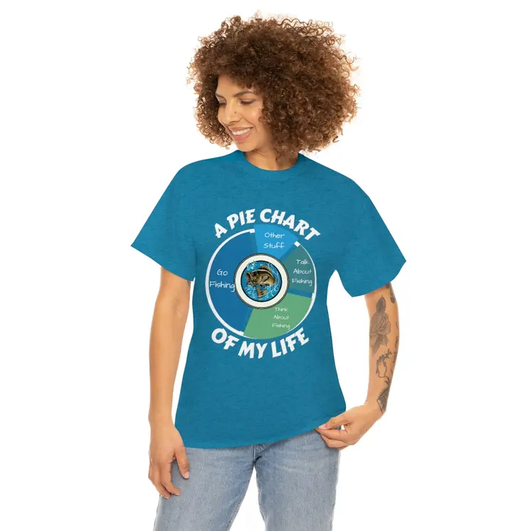 A PIE CHART OF MY LIFE - Unisex Heavy Cotton Tee