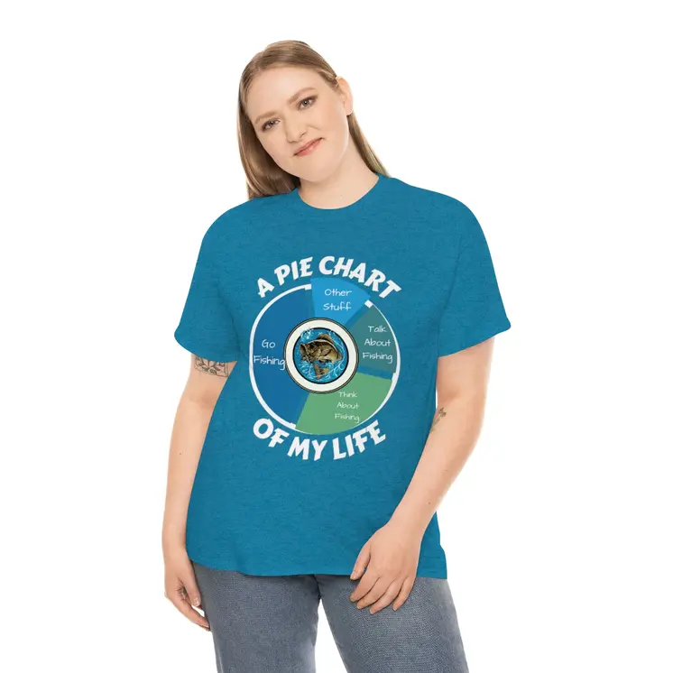 A PIE CHART OF MY LIFE - Unisex Heavy Cotton Tee