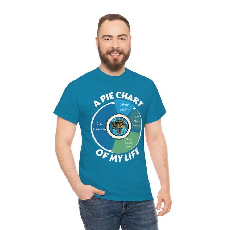 A PIE CHART OF MY LIFE - Unisex Heavy Cotton Tee