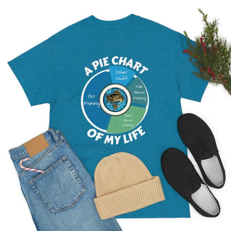 A PIE CHART OF MY LIFE - Unisex Heavy Cotton Tee
