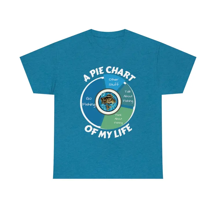 A PIE CHART OF MY LIFE - Unisex Heavy Cotton Tee