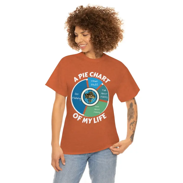 A PIE CHART OF MY LIFE - Unisex Heavy Cotton Tee
