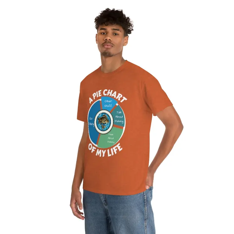 A PIE CHART OF MY LIFE - Unisex Heavy Cotton Tee