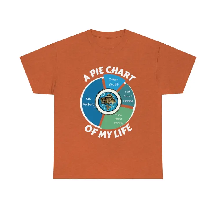 A PIE CHART OF MY LIFE - Unisex Heavy Cotton Tee