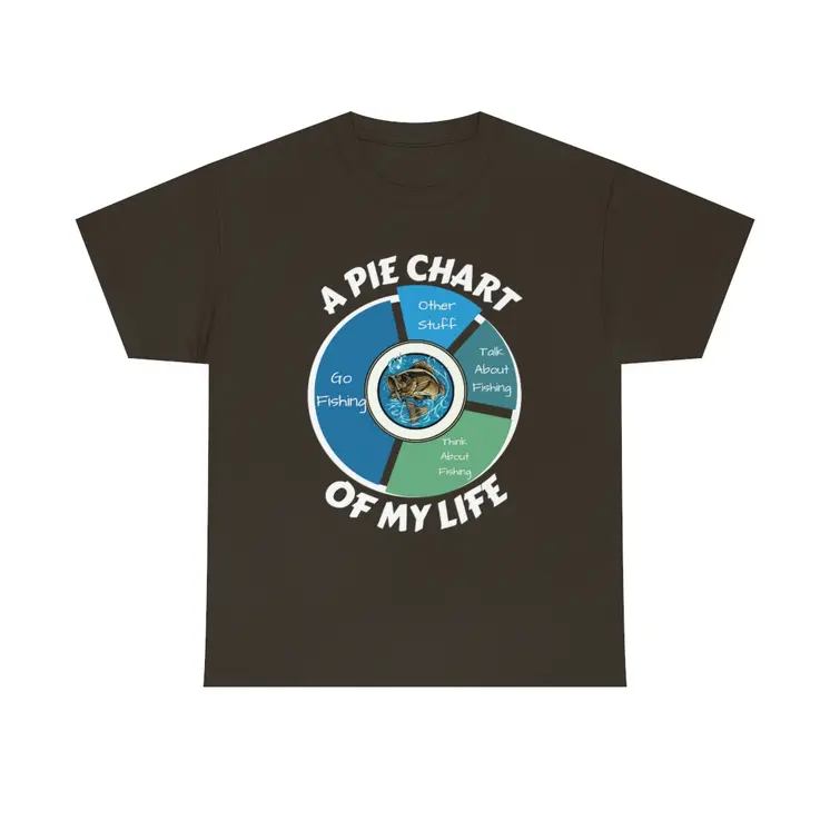 A PIE CHART OF MY LIFE - Unisex Heavy Cotton Tee