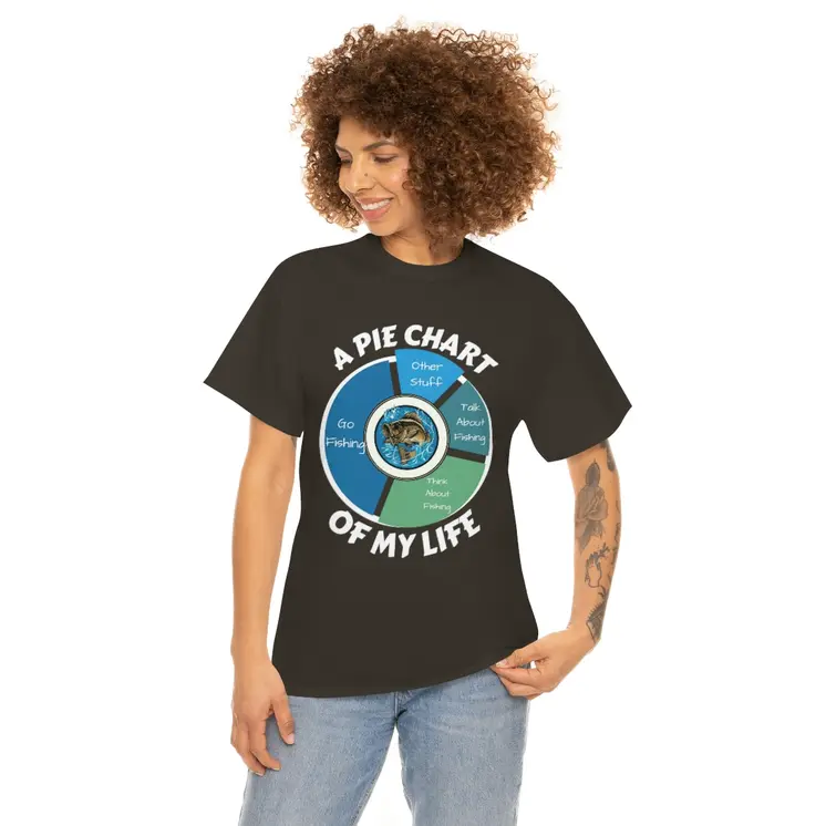 A PIE CHART OF MY LIFE - Unisex Heavy Cotton Tee