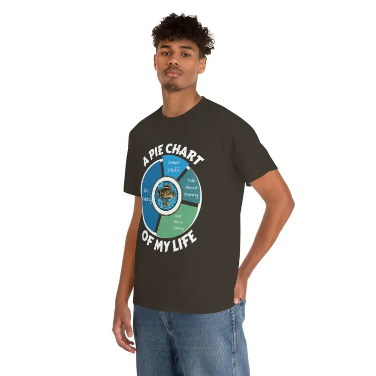 A PIE CHART OF MY LIFE - Unisex Heavy Cotton Tee