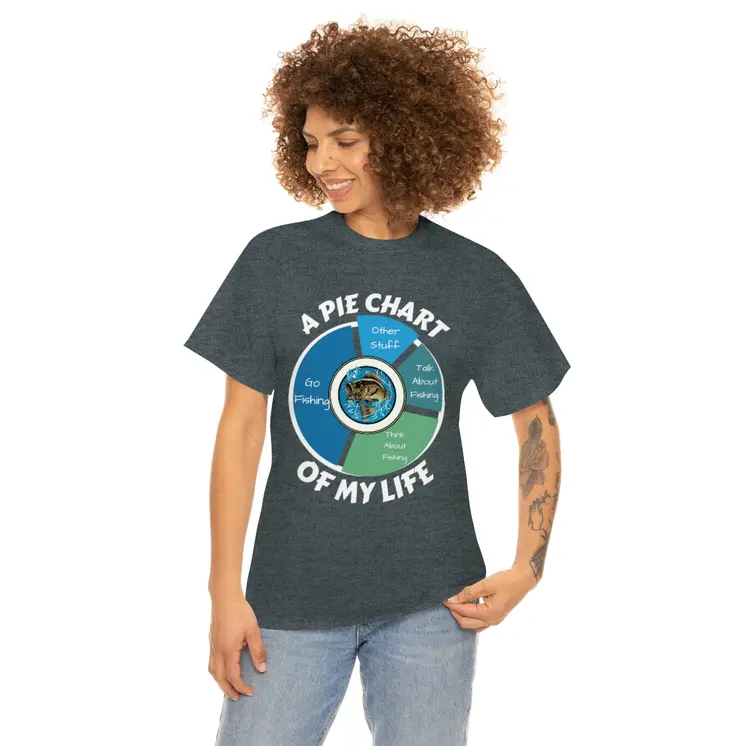 A PIE CHART OF MY LIFE - Unisex Heavy Cotton Tee