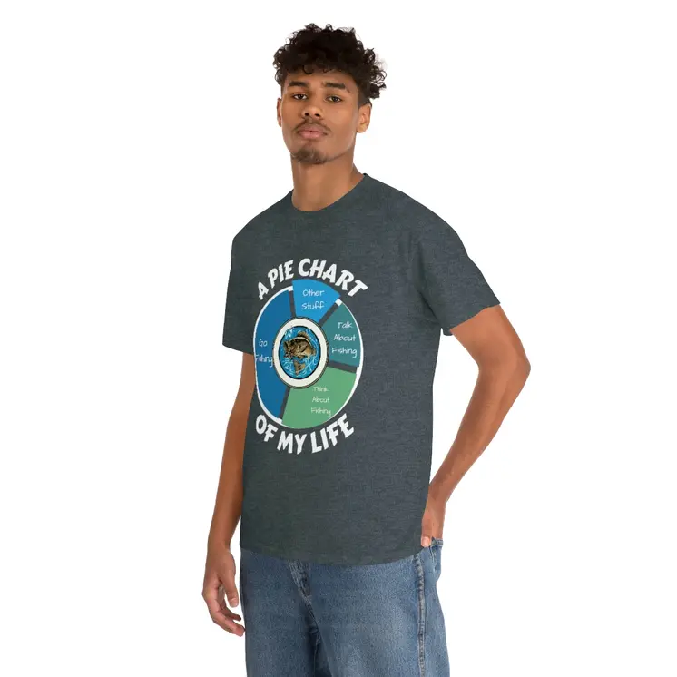 A PIE CHART OF MY LIFE - Unisex Heavy Cotton Tee
