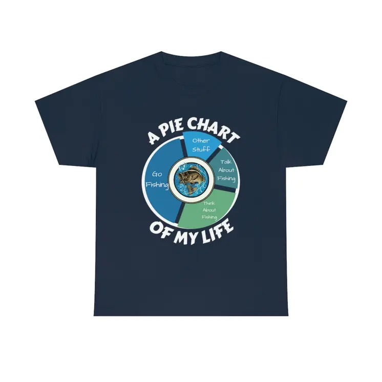 A PIE CHART OF MY LIFE - Unisex Heavy Cotton Tee