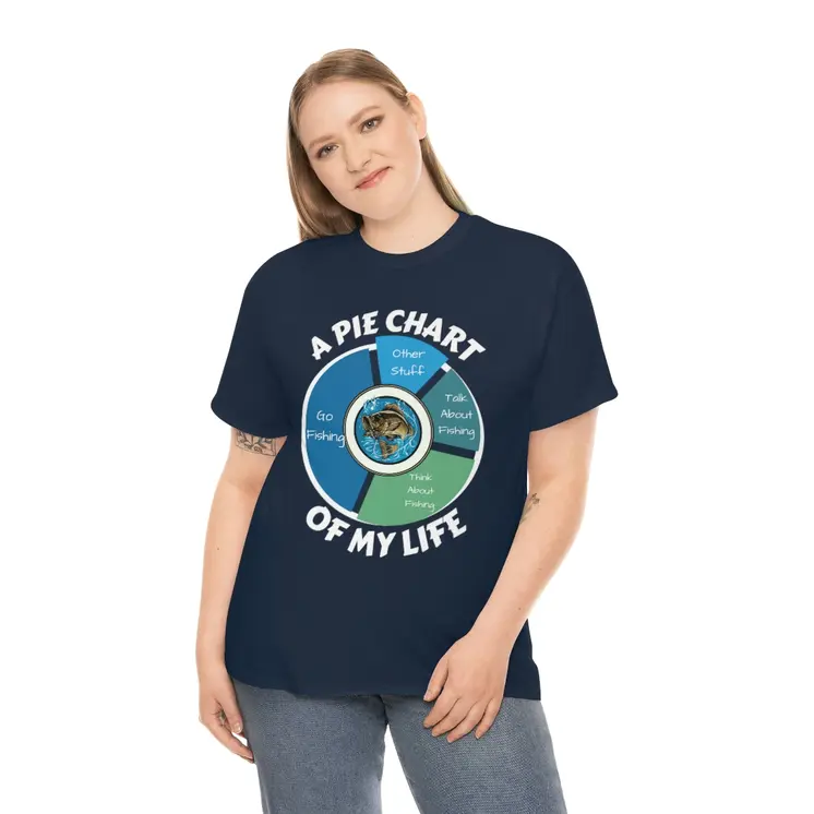 A PIE CHART OF MY LIFE - Unisex Heavy Cotton Tee