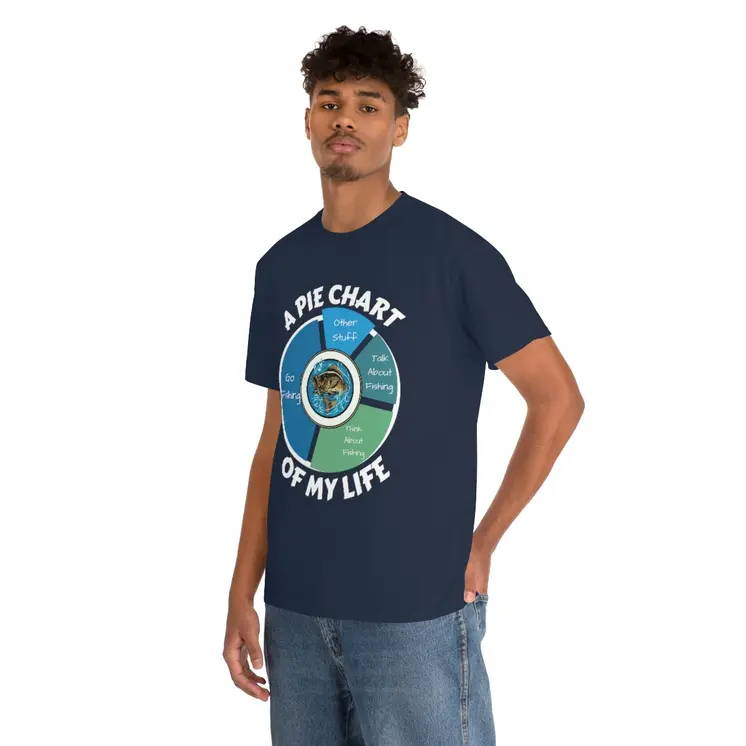 A PIE CHART OF MY LIFE - Unisex Heavy Cotton Tee