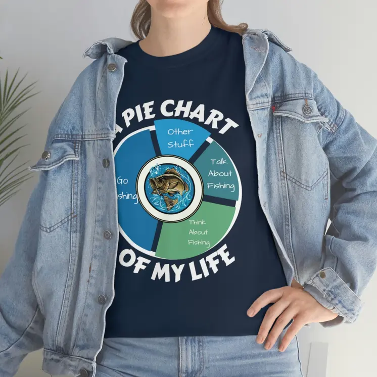 A PIE CHART OF MY LIFE - Unisex Heavy Cotton Tee