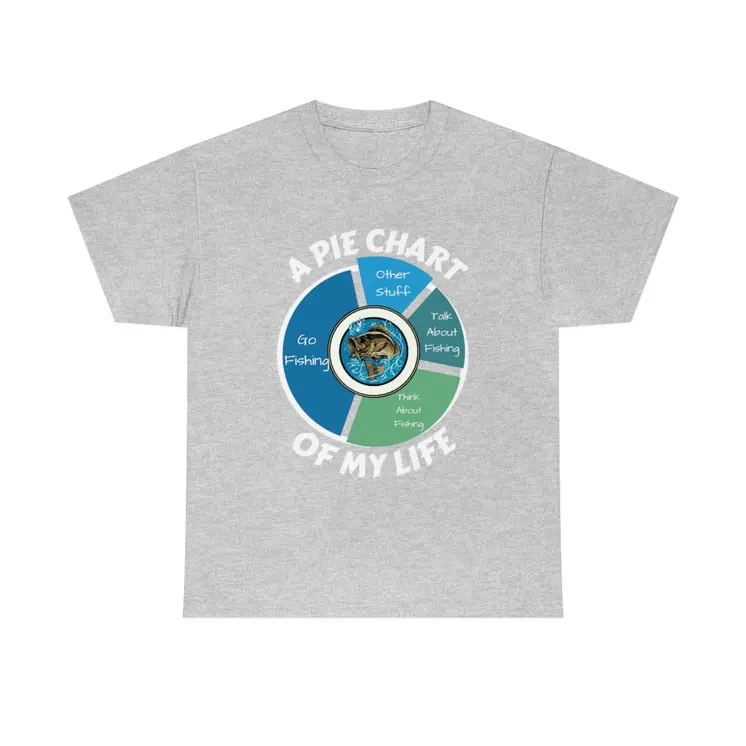 A PIE CHART OF MY LIFE - Unisex Heavy Cotton Tee