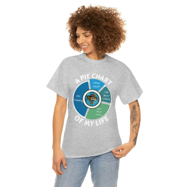 A PIE CHART OF MY LIFE - Unisex Heavy Cotton Tee
