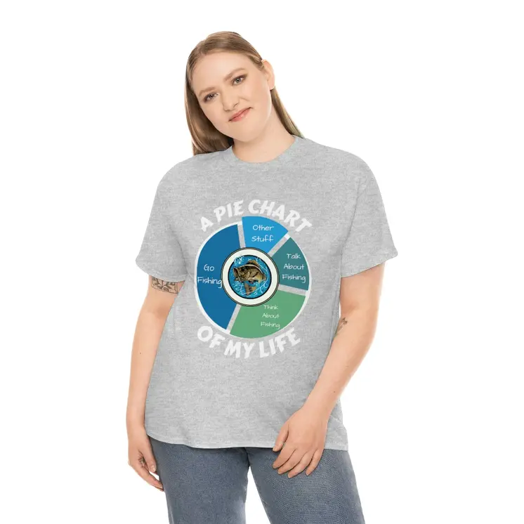 A PIE CHART OF MY LIFE - Unisex Heavy Cotton Tee