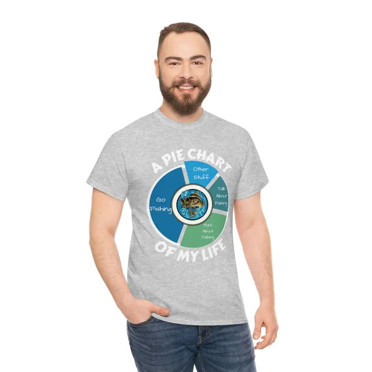 A PIE CHART OF MY LIFE - Unisex Heavy Cotton Tee