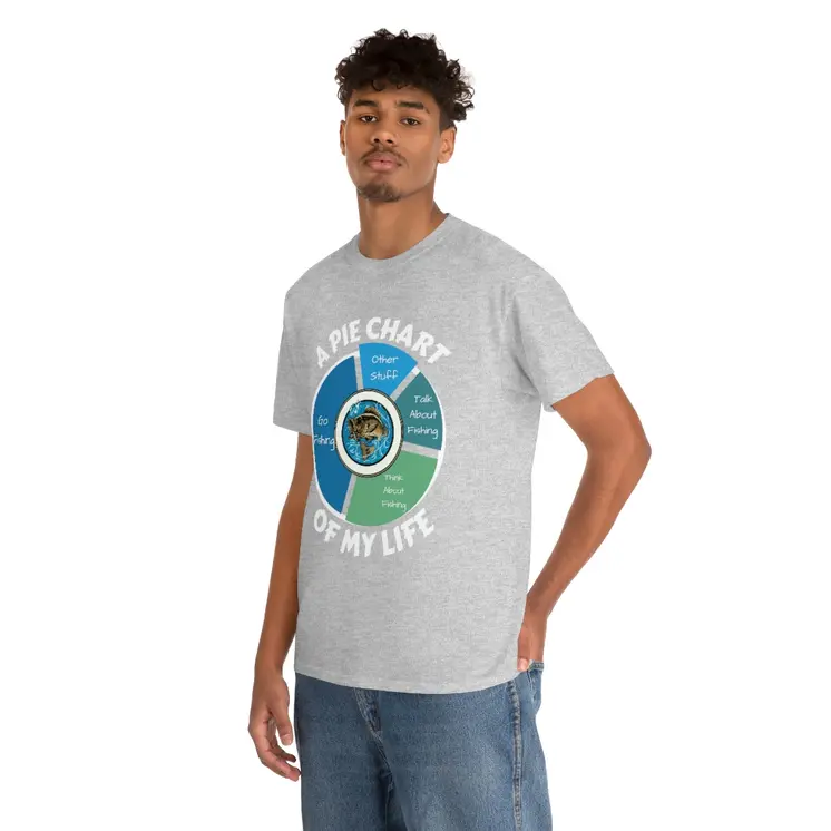 A PIE CHART OF MY LIFE - Unisex Heavy Cotton Tee