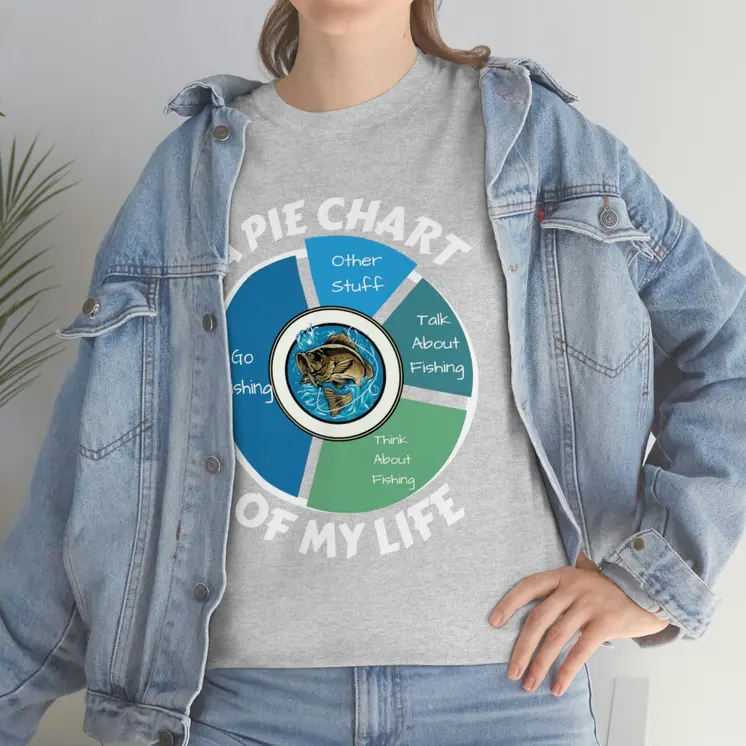 A PIE CHART OF MY LIFE - Unisex Heavy Cotton Tee