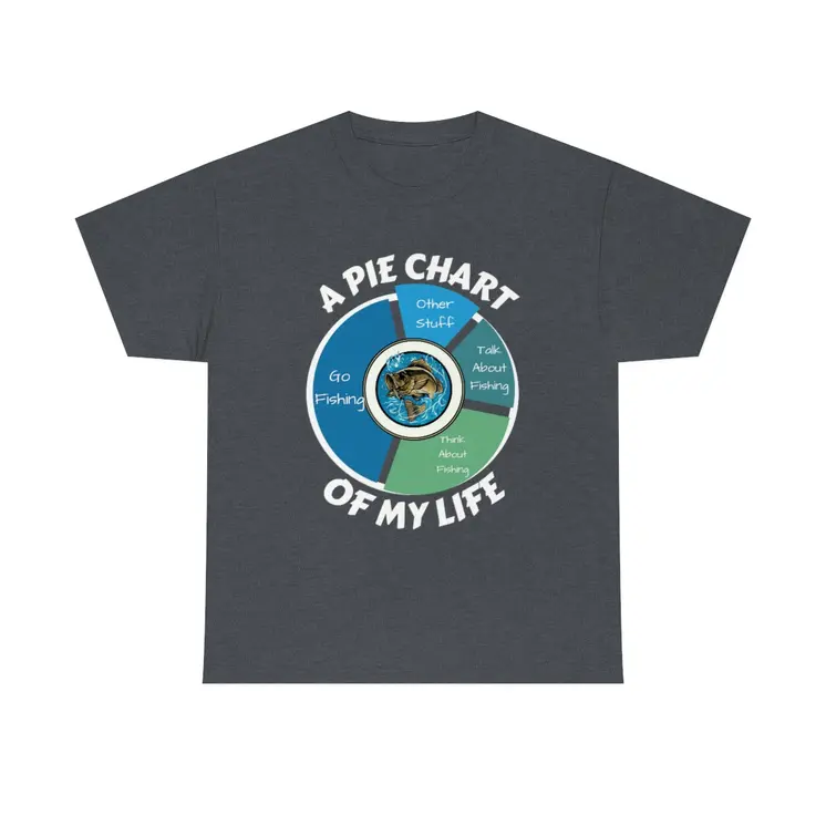 A PIE CHART OF MY LIFE - Unisex Heavy Cotton Tee