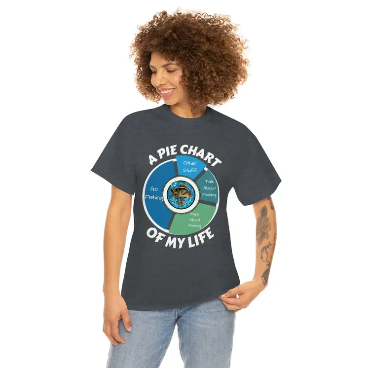 A PIE CHART OF MY LIFE - Unisex Heavy Cotton Tee