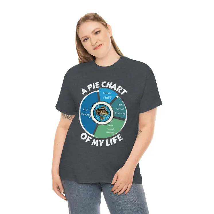 A PIE CHART OF MY LIFE - Unisex Heavy Cotton Tee