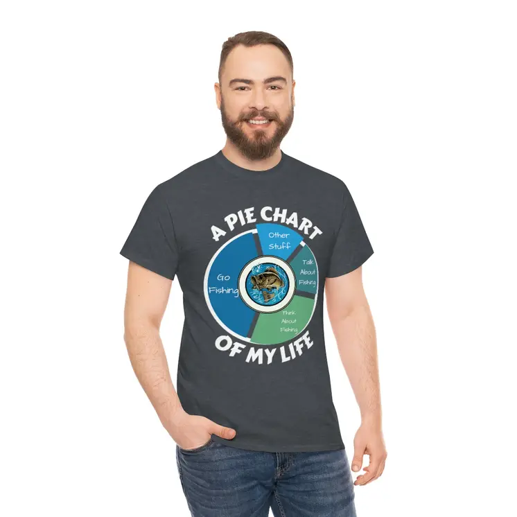 A PIE CHART OF MY LIFE - Unisex Heavy Cotton Tee