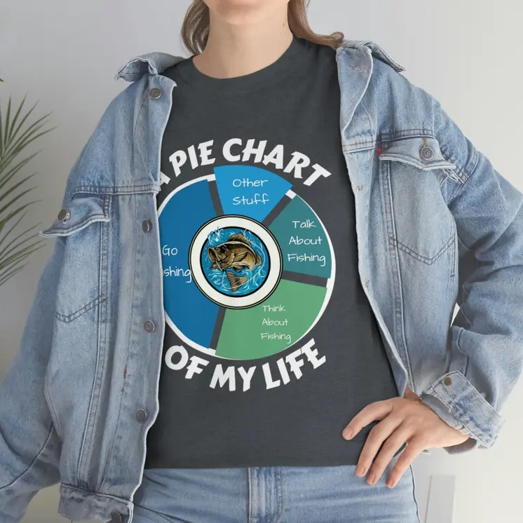 A PIE CHART OF MY LIFE - Unisex Heavy Cotton Tee