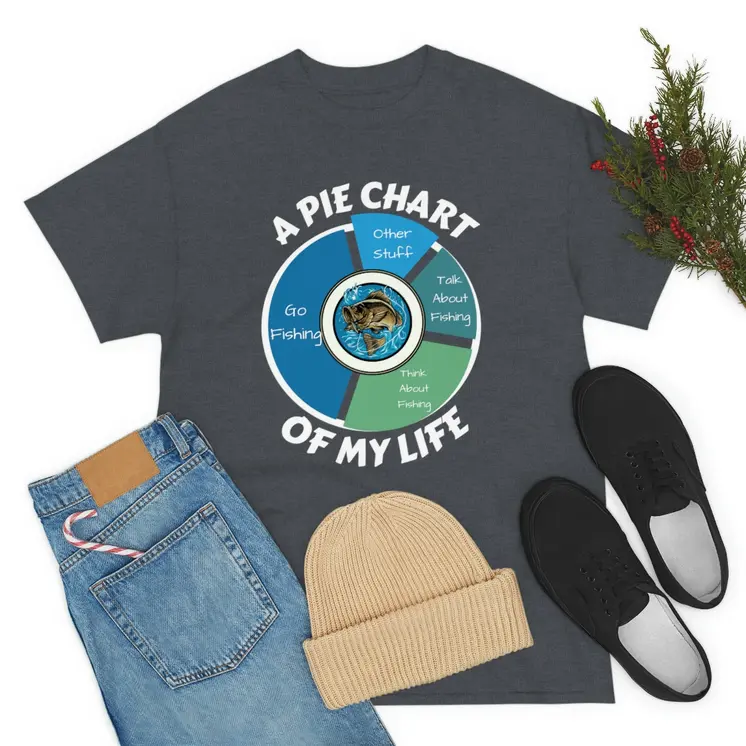A PIE CHART OF MY LIFE - Unisex Heavy Cotton Tee