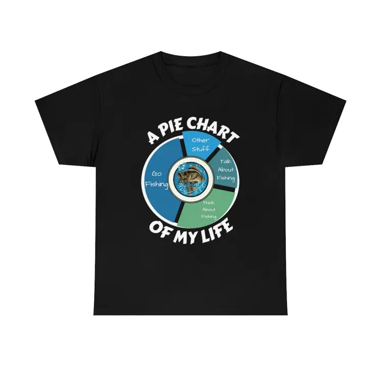 A PIE CHART OF MY LIFE - Unisex Heavy Cotton Tee
