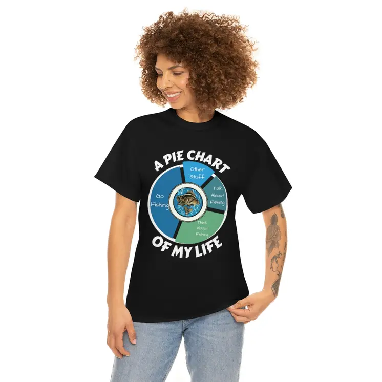 A PIE CHART OF MY LIFE - Unisex Heavy Cotton Tee