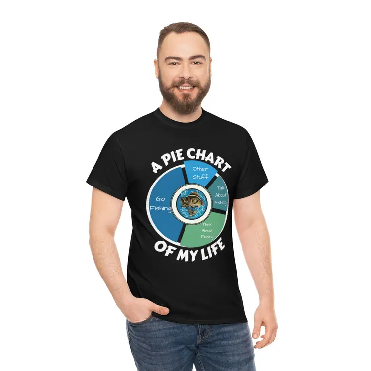 A PIE CHART OF MY LIFE - Unisex Heavy Cotton Tee