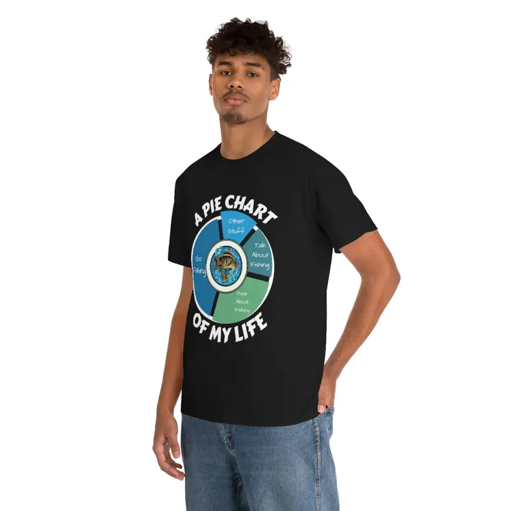 A PIE CHART OF MY LIFE - Unisex Heavy Cotton Tee