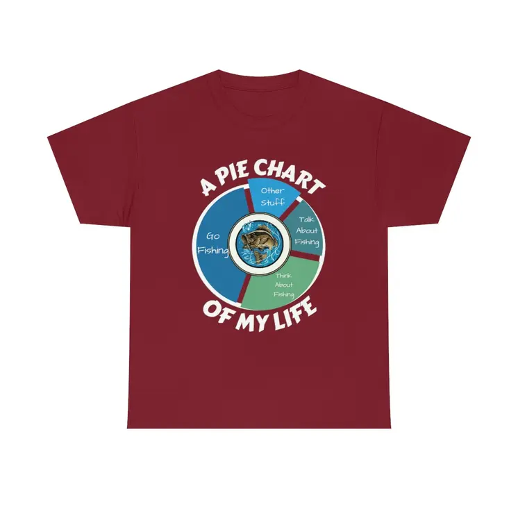 A PIE CHART OF MY LIFE - Unisex Heavy Cotton Tee