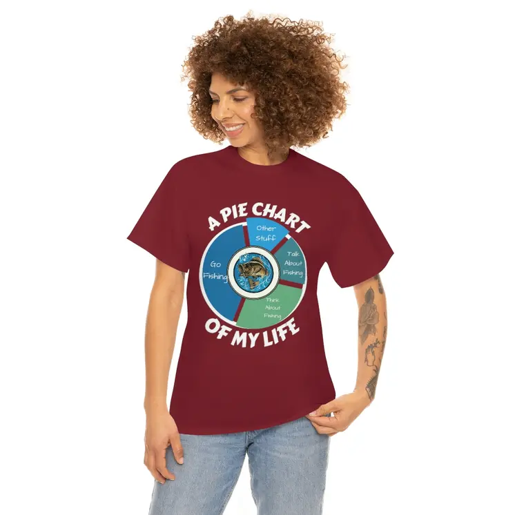 A PIE CHART OF MY LIFE - Unisex Heavy Cotton Tee