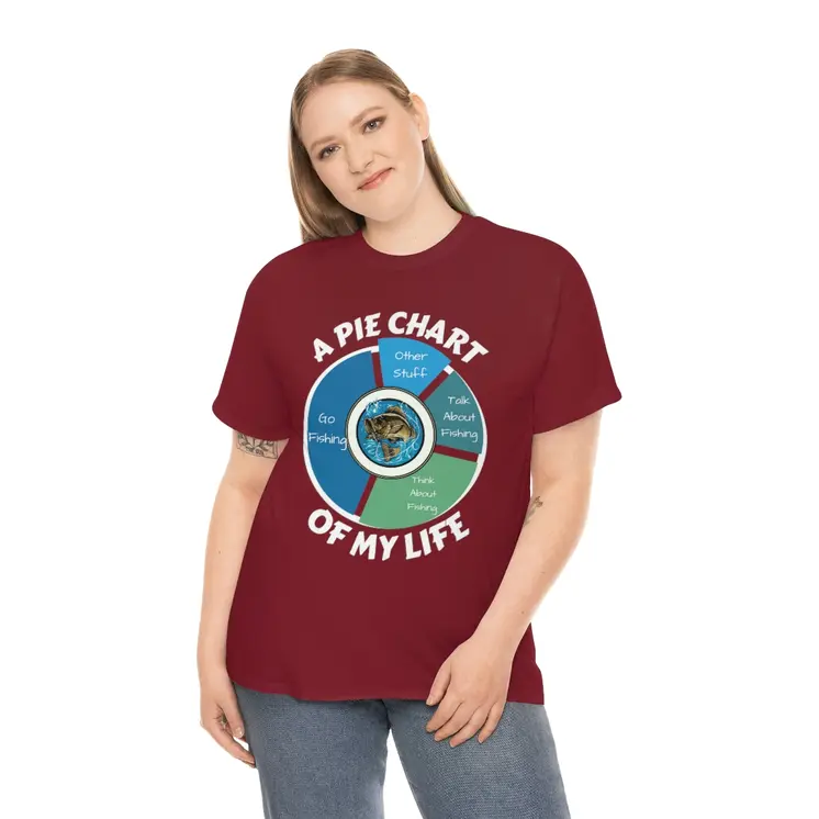 A PIE CHART OF MY LIFE - Unisex Heavy Cotton Tee