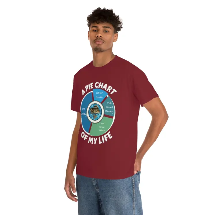 A PIE CHART OF MY LIFE - Unisex Heavy Cotton Tee